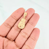 Dije Virgen Del Carmen 1.2 g / 1 1/4 in Oro Amarillo 18K