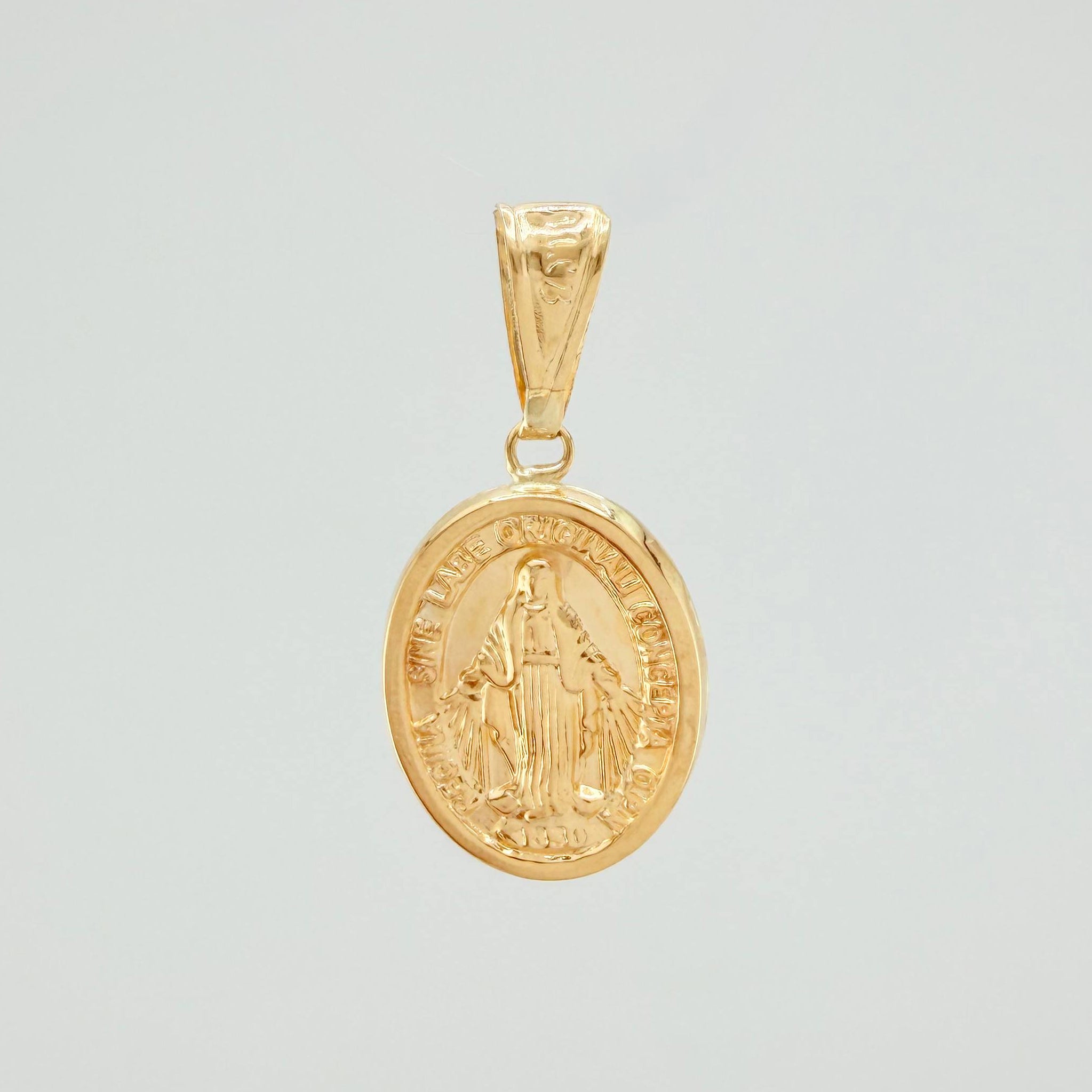 Dije Virgen Milagrosa 1.4 g / 1 1/4 in Oro Amarillo 18K