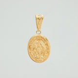 Dije Virgen Milagrosa 1.4 g / 1 1/4 in Oro Amarillo 18K