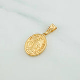 Dije Virgen Milagrosa 1.4 g / 1 1/4 in Oro Amarillo 18K