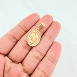 Dije Virgen Milagrosa 1.4 g / 1 1/4 in Oro Amarillo 18K