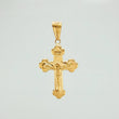Dije Cruz Cristo 1.9 g / 1 1/2 in Oro Amarillo 18K