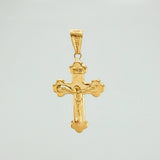 Dije Cruz Cristo 1.9 g / 1 1/2 in Oro Amarillo 18K