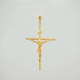 Dije Cruz Cristo 1.95 g / 2 1/4 in Oro Amarillo 18K