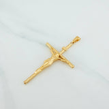 Dije Cruz Cristo 1.95 g / 2 1/4 in Oro Amarillo 18K