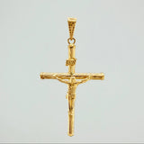 Dije Cruz Cristo 1.85 g / 2 in Oro Amarillo 18K