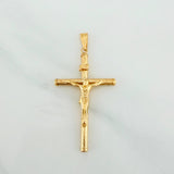 Dije Cruz Cristo 1.85 g / 2 in Oro Amarillo 18K