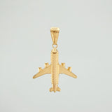 Pendant Airplane 1.75 g / 1 1/2 in 18K Yellow Gold