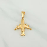 Pendant Airplane 1.75 g / 1 1/2 in 18K Yellow Gold