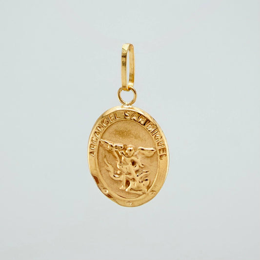 Dije San Miguel Arcangel 1 g / 1 in Oro Amarillo 18K