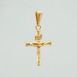 Dije Cruz Cristo 1.1 g / 1 1/4 in Oro Amarillo 18K