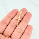 Dije Cruz Cristo 1.1 g / 1 1/4 in Oro Amarillo 18K
