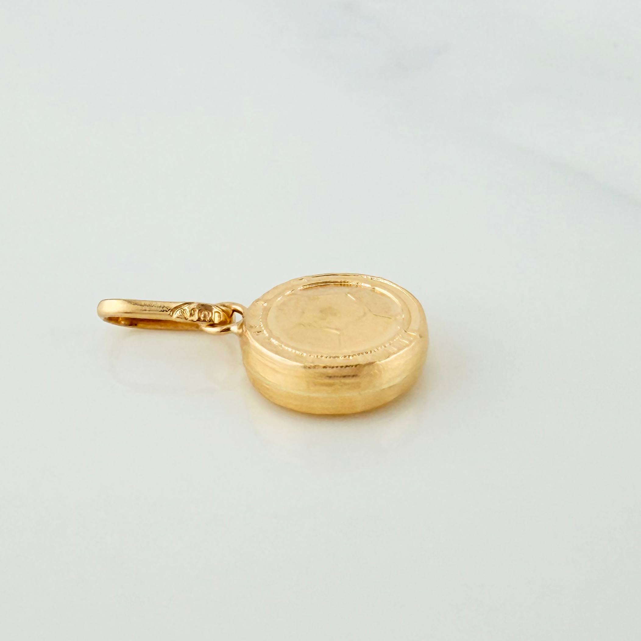 Pendant Soccer Ball 0.65 g / 3/4 in Yellow Gold 18K