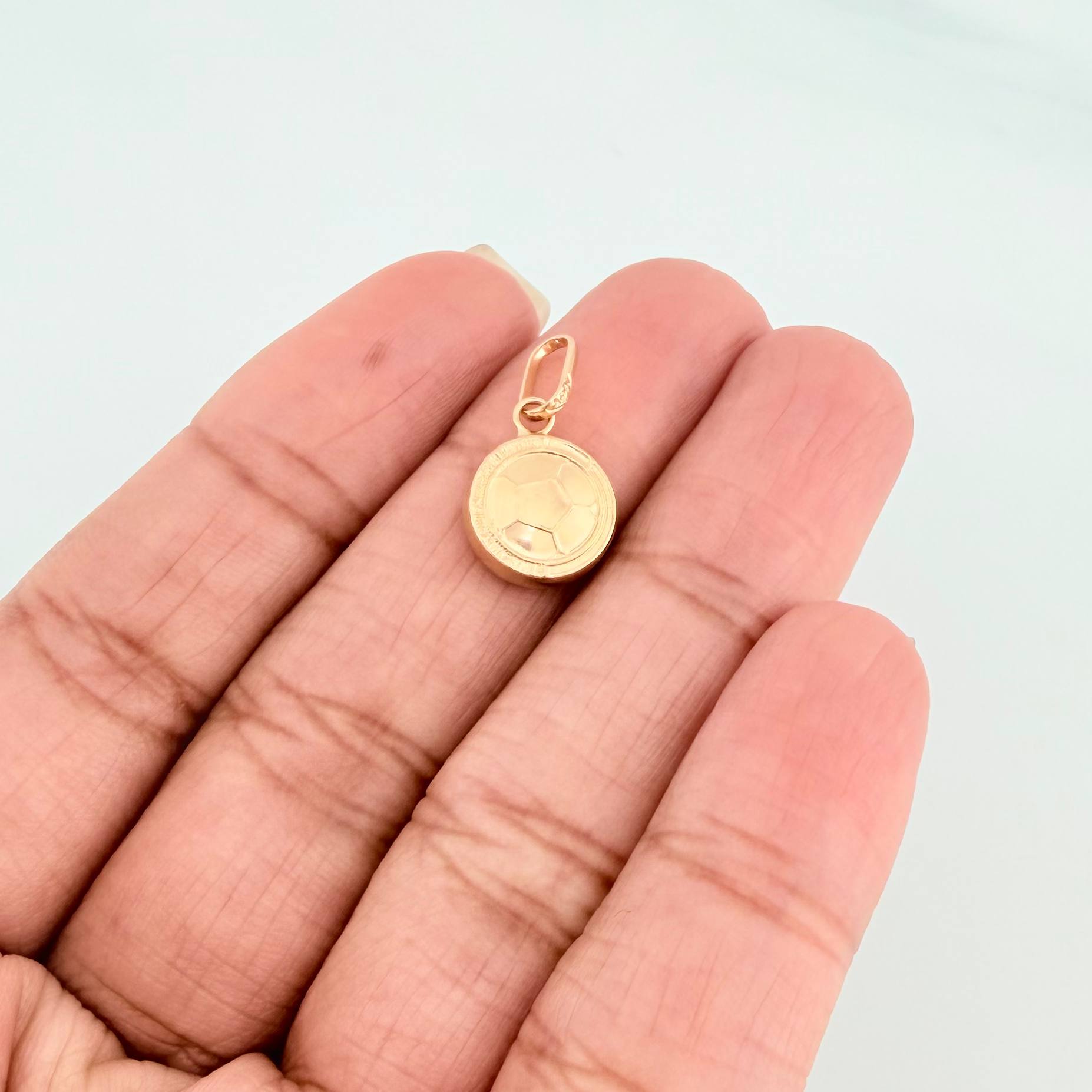 Pendant Soccer Ball 0.65 g / 3/4 in Yellow Gold 18K