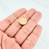 Dije San Benito 0.85 g / 3/4 in Oro Amarillo 18K