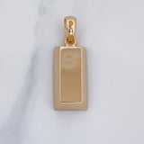 Dije Lingote 4.1 g / 1 1/4 in Oro Amarillo 18K