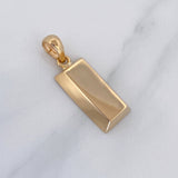 Dije Lingote 4.1 g / 1 1/4 in Oro Amarillo 18K