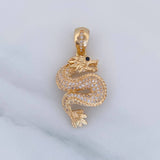 Pendant Dragon 5.5 g / 1 1/4 in 18K Yellow Gold