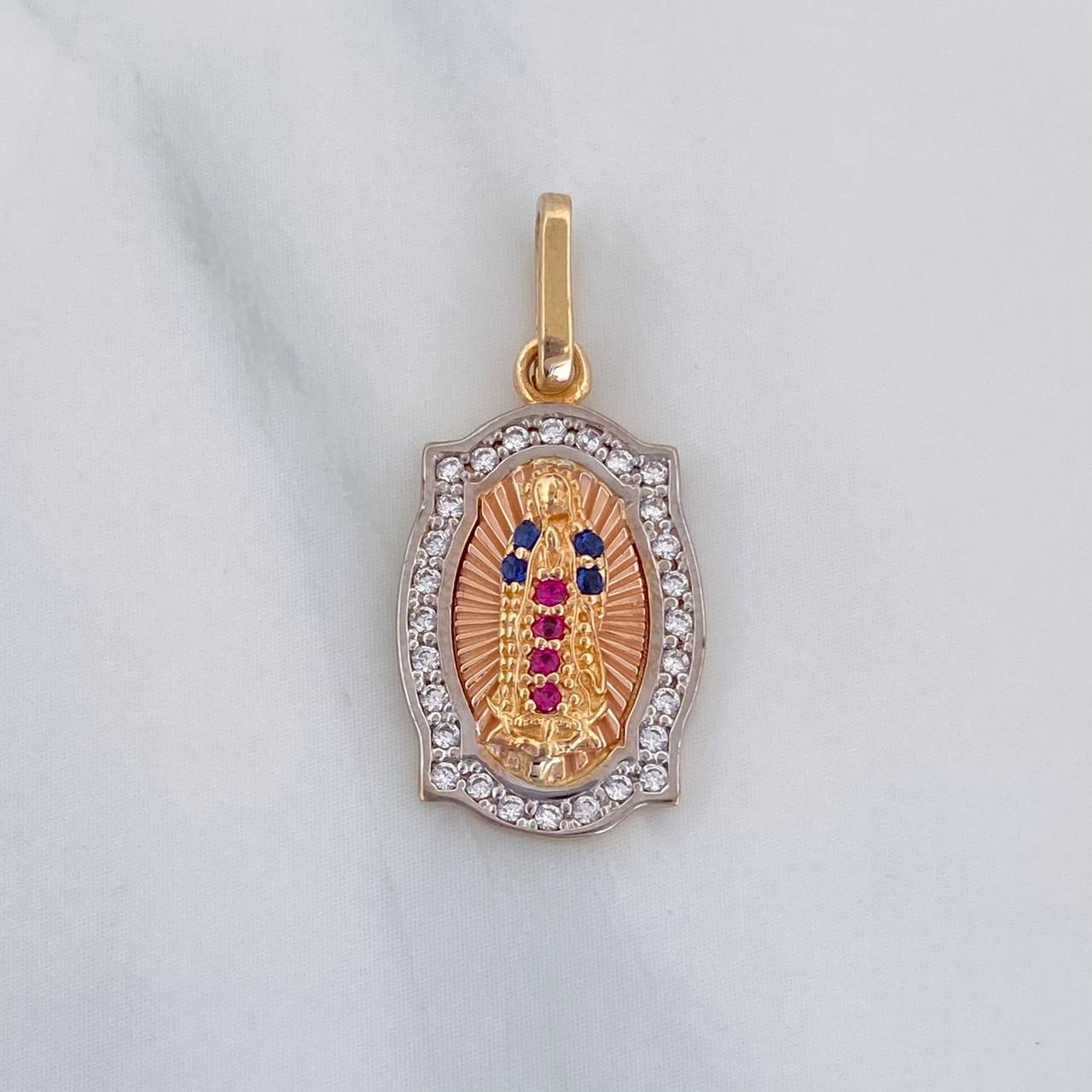 Dije Virgen Guadalupe 2.1 g / 1 in Tres Oros 18K