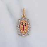 Dije Virgen Guadalupe 2.1 g / 1 in Tres Oros 18K