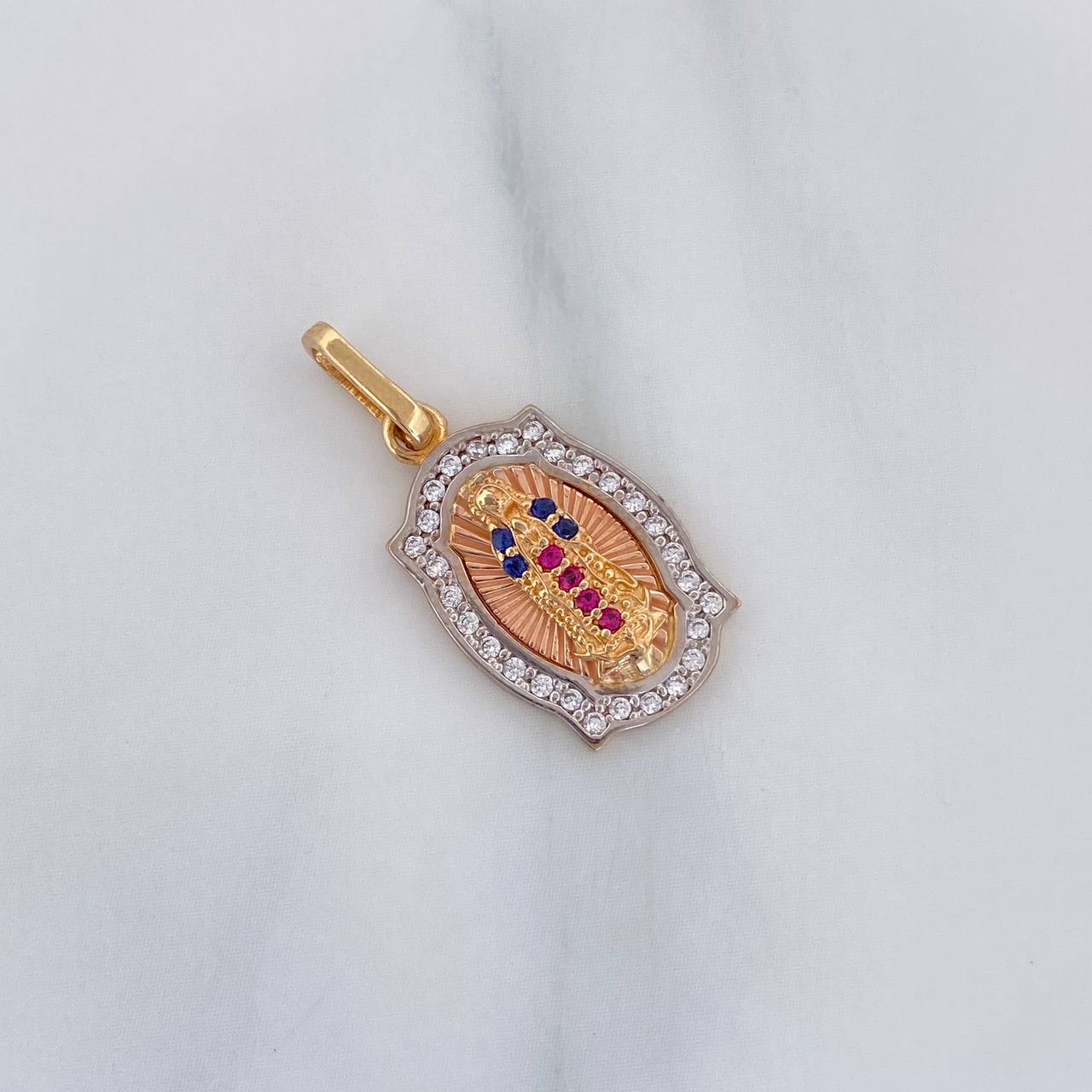 Dije Virgen Guadalupe 2.15 g / 1 in Tres Oros 18K