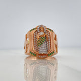 Anillo San Judas 12.7 g / T10 1/4 Tres Oros 18K
