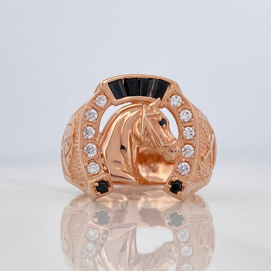 Horse Shoe Ring 7.05 g / T11 18K Rose Gold