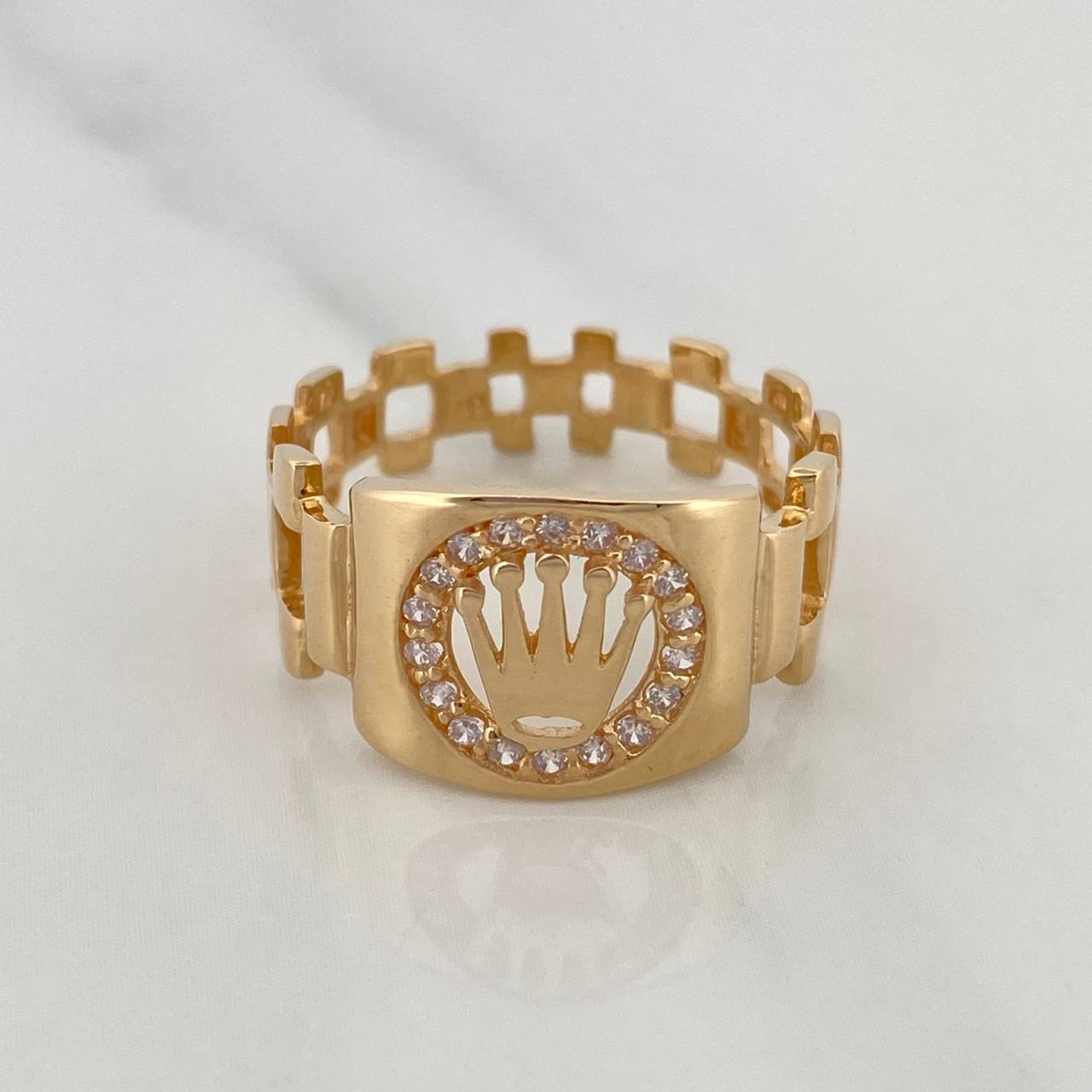 Ring Correa Crown 3.4 g / T8 1/2 Yellow Gold 18K