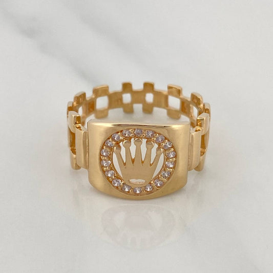 Ring Correa Crown 3.4 g / T8 1/2 Yellow Gold 18K