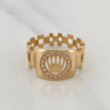 Ring Correa Crown 3.4 g / T8 1/2 Yellow Gold 18K
