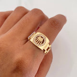 Ring Correa Crown 3.4 g / T8 1/2 Yellow Gold 18K