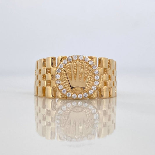Ring Correa Crown 4 g / T8 Yellow Gold 18K