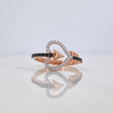 Heart Arrow Ring 2.75 g / T7 Three 18K Golds