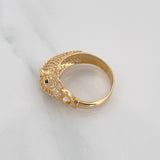 Anillo Pantera 4.35 g / T7 Oro Amarillo 18K