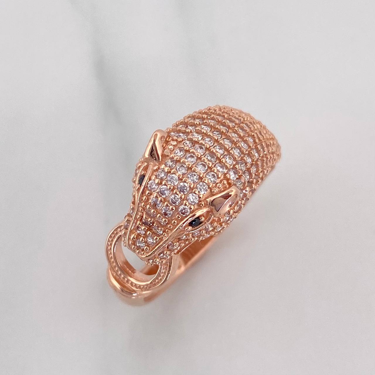 Panther Ring 4.3 g / T6 3/4 18K Rose Gold