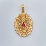 Dije Virgen Guadalupe 4.35gr / 1 1/4 in / Oro Amarillo 18K %