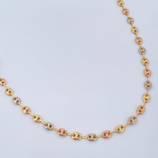 Cadena GC 6.1gr / 24 1/4 in / 3.1mm Tres Oros 18K %