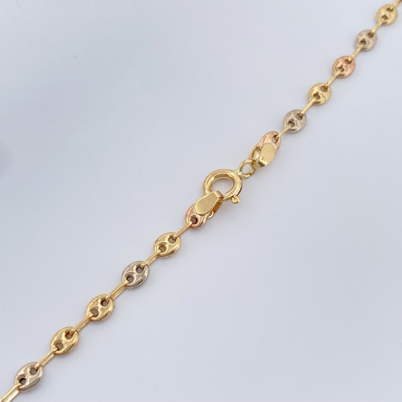 Cadena GC 6.1gr / 24 1/4 in / 3.1mm Tres Oros 18K %