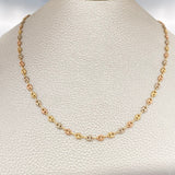 Cadena GC 6.1gr / 24 1/4 in / 3.1mm Tres Oros 18K %