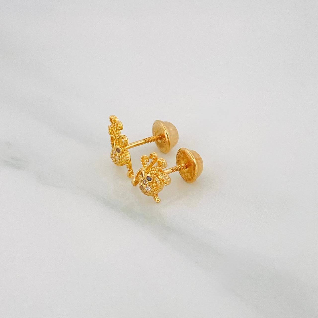 Topos Pulpo 1.05g / in / 4.72mm Oro Amarillo 18K