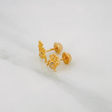 Topos Pulpo 1.05g / in / 4.72mm Oro Amarillo 18K