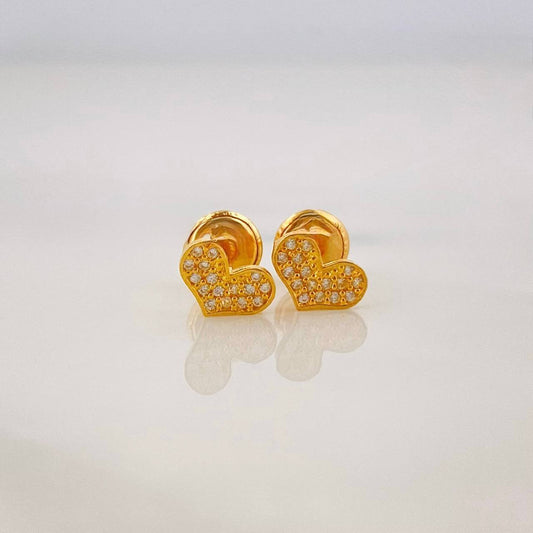Topos Corazon 0.7g / in / 7mm Oro Amarillo 18K