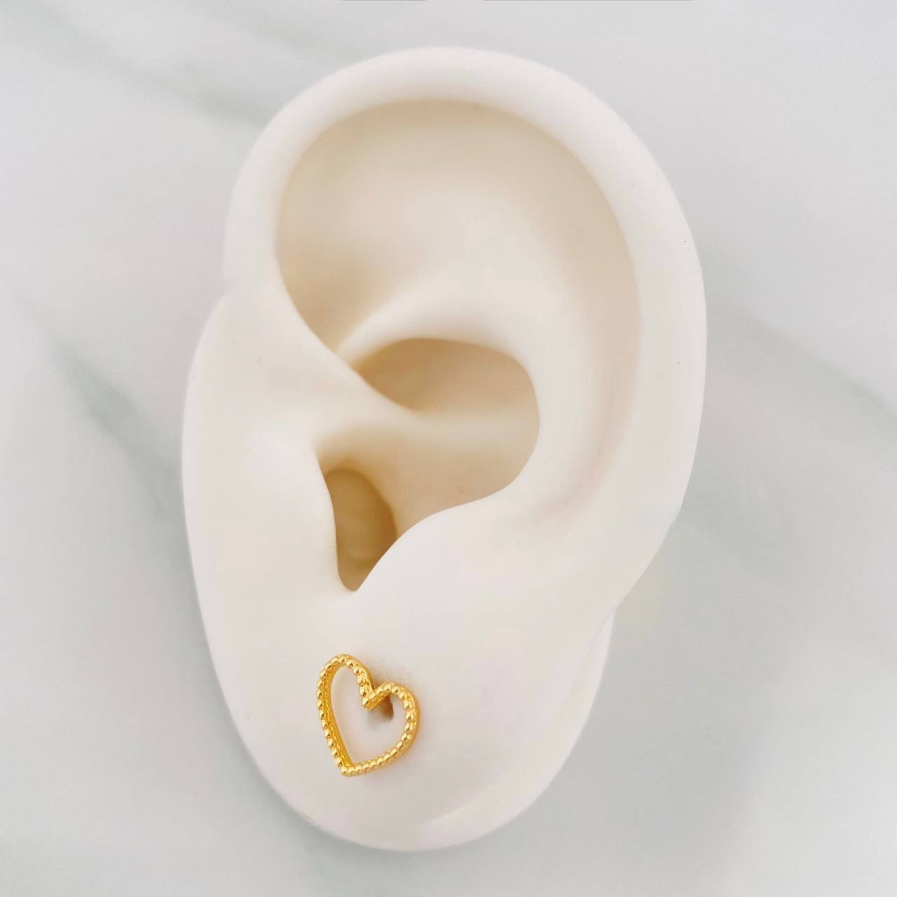Topos Corazon 0.8g / in / 8.86mm Oro Amarillo 18K