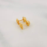 Heart Stud Earrings 0.75g / in / 6.22mm Yellow Gold 18K