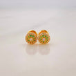 Stud Earrings Halo 0.75g / in / 5.84mm Yellow Gold 18K