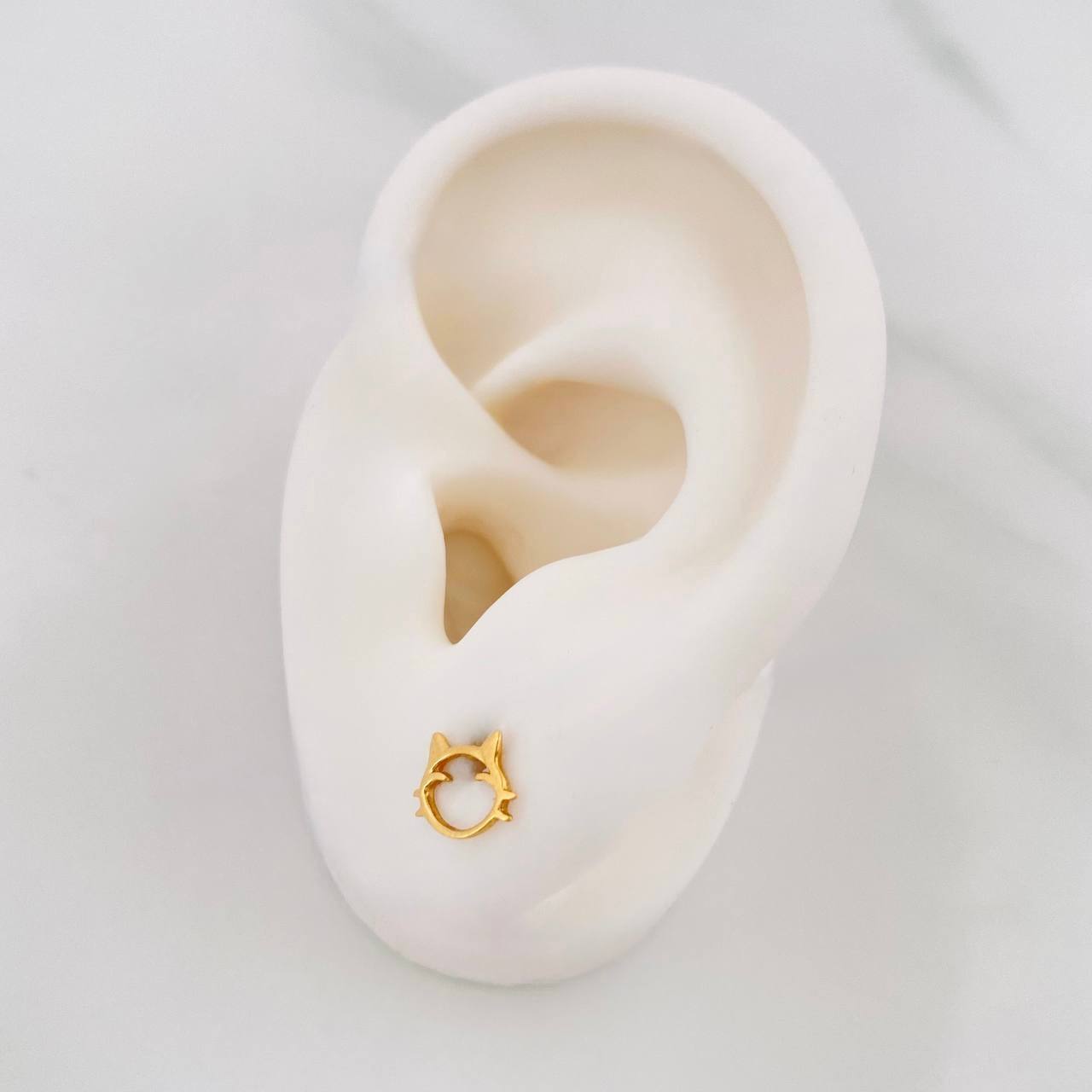 Topos Gato 0.65g / in / 8.04mm Oro Amarillo 18K