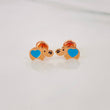 Topos Hipopotamo 0.7g / in / 9.55mm Oro Rosa 18K