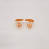 Topos Hipopotamo 0.7g / in / 9.55mm Oro Rosa 18K