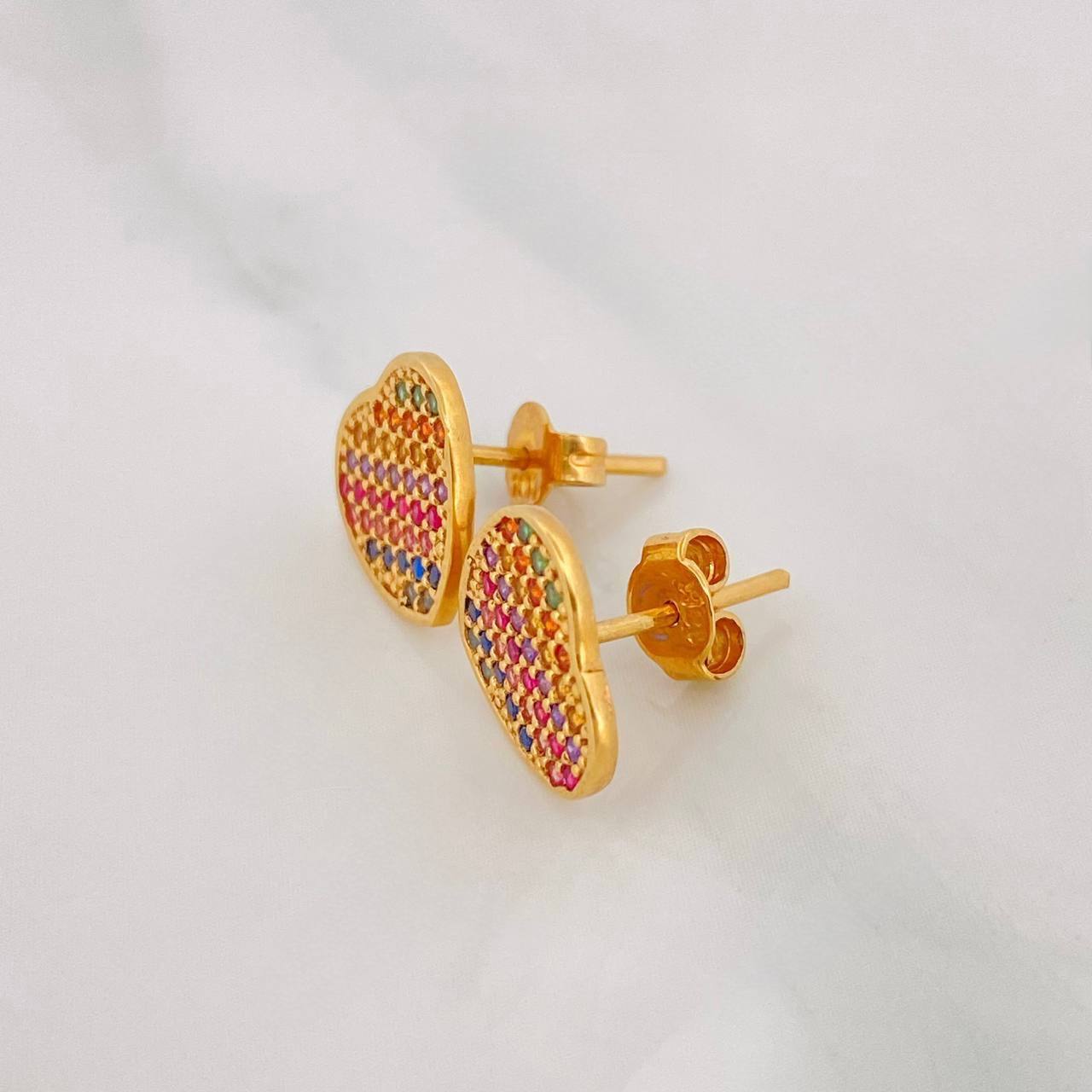 Topos Corazon Tupido 2.15g / in / 10.47mm Oro Amarillo 18K