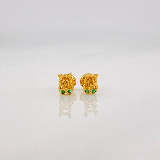 Topos Oso 0.85g / in / 3.8mm Oro Amarillo 18K
